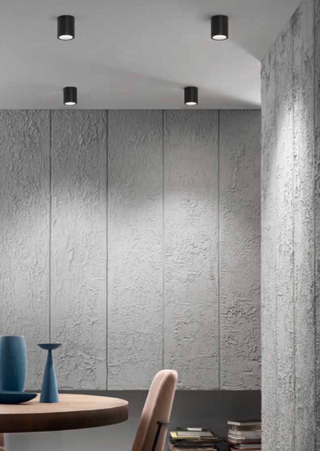 Plafoniera LED in PC rotonda o quadrata - bianco o nero IP44 CCT 7W 820 LM - MANOR Plafoniera LED in PC rotonda o quadrata - bianco o nero IP44 CCT 7W 820 LM - MANOR